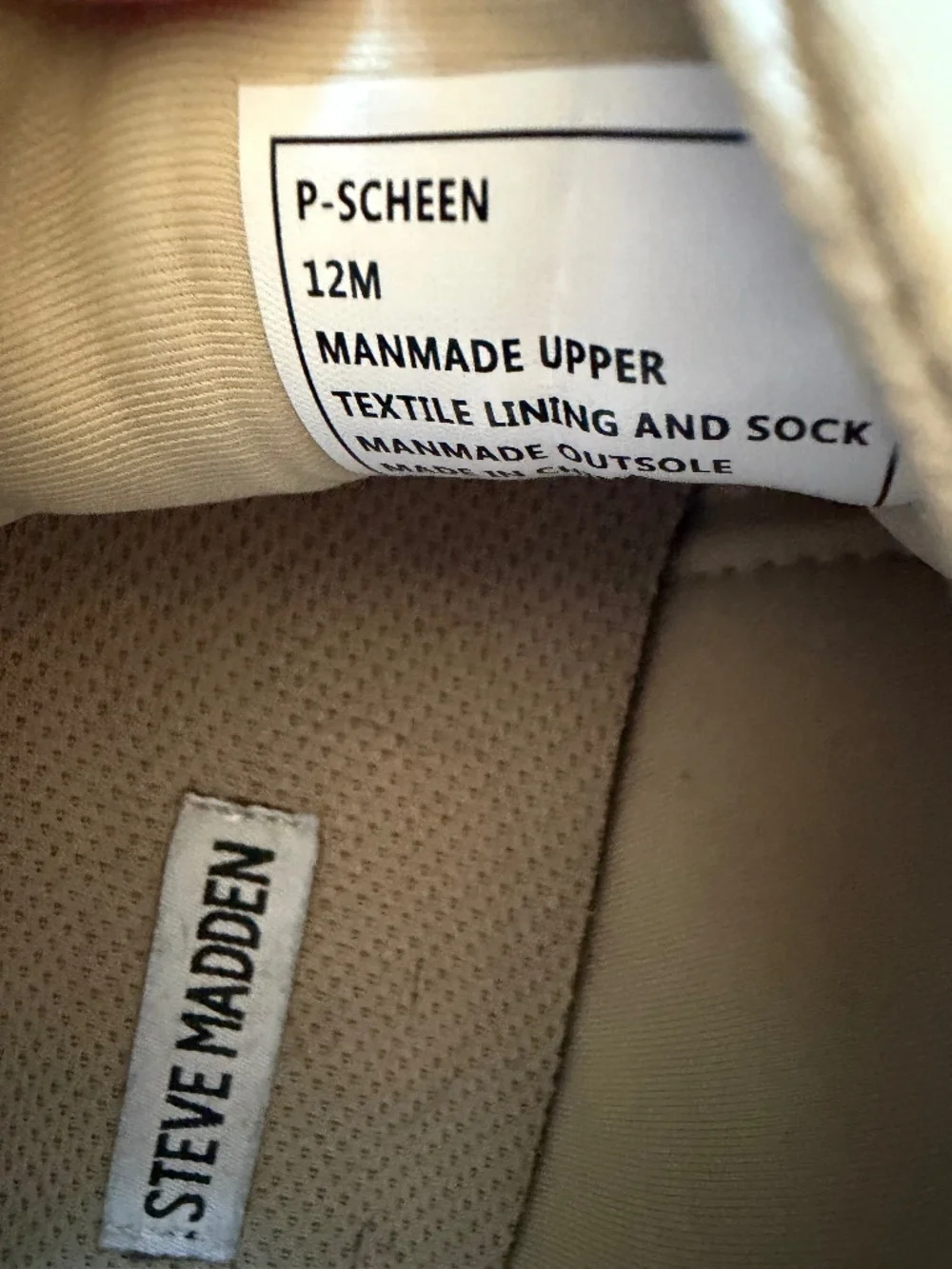 Steve Madden Men’s Dress shoes Size 12 Tan